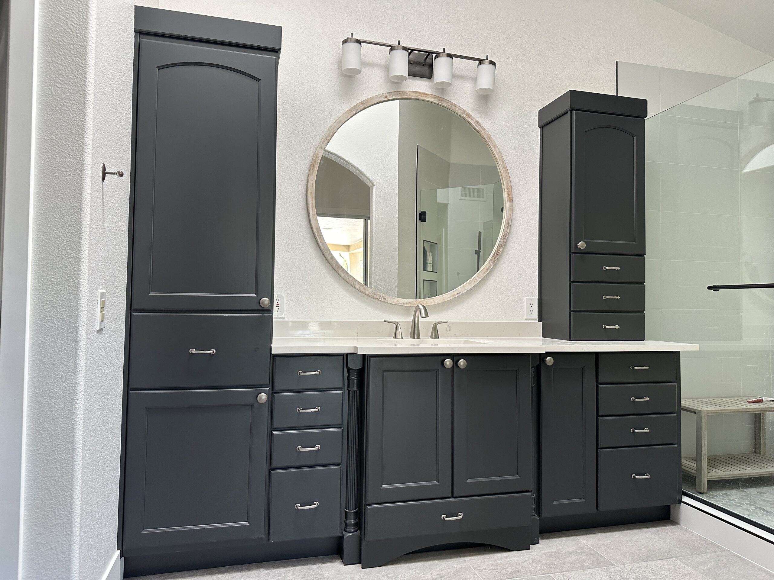 Bathroom cabinet remodel in Chandler Arizona